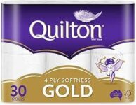 quilton-gold-4-ply-toilet-tissue-(pack-of-30)-$1950-($17.55-s&s)-+-delivery-($0-with-prime/-$59-spend)-@-amazon-au