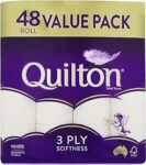 quilton-3-ply-toilet-tissue-48-pack-$24-($2160-s&s),-36-pack-$18-($16.20-s&s)-+-delivery-($0-with-prime/-$59-spend)-@-amazon-au