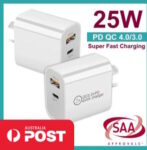 25w-dual-usb-type-c-saa-safety-approved-fast-charger-$18-for-2-($15-for-1)-delivered-@-pocket-shop-australia-ebay-store