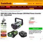 [qld]-ego-2.5ah-battery-+-nexus-150w-inverter-+-std-charger-$229-(rrp$329)-@-tradetools