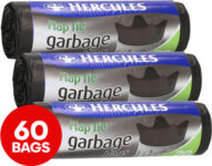 3-x-20pk-hercules-xl-56l-extra-strong-flap-tie-garbage-bags-$6.84-+-delivery-($0-with-onepass)-@-catch