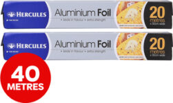 2-x-hercules-extra-strength-aluminium-foil-20m-$4.20-+-shipping-($0-with-onepass)-@-catch