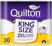 quilton-3-ply-king-size-unscented-toilet-tissue-30-pack-$20-($18-s&s)-+-delivery-($0-with-prime/-$59-spend)-@-amazon-au