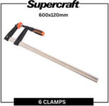 6x-supercraft-quick-action-clamps-600mm-x-120mm-soft-grip-$120-delivered-@south-east-clearance