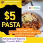 [vic]-all-pastas-$5-(normally-$14-$25)-@-etto-pasta-bars-(elsternwick,-malvern,-richmond,-south-melbourne)