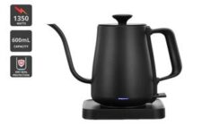 [kogan-first]-electric-gooseneck-kettle-06l-matte-black-$24.99-delivered-@-kogan