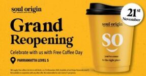 [nsw]-free-coffee-@-soul-origin,-westfield-parramatta