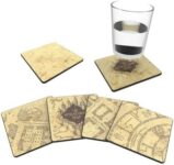 harry-potter-marauders-map-4-pack-cold-reveal-coasters-$16.95-+-free-shipping@-kidscollections