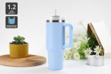 [kogan-first]-1.2l-stainless-steel-insulated-tumbler-with-straw-$5-delivered-@-kogan