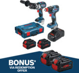 bosch-professional-2-piece-procore-18v-brushless-combo-kit-0615990l24-and-2xbonus-8ah-$499-delivered-/-c&c-/-in-store-@-bunnings