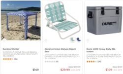 sunday-beach-shelter-+-2x-deluxe-beach-chairs-+-dune-35l-icebox:-$149-+-$9.99-delivery-($0-c&c/-in-store)-@-anaconda