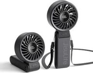 jisulife-hand-held-fan-life7-black-5-speeds-5000mah-$26.54-+-delivery-($0-with-prime/$58-spend)-@-jisulife-au-via-amazon-au