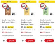 half-price-vaseline-lotion-750ml-$8-@-coles