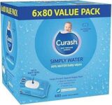 curash-6×80-water-wipes-$1632-(s&s-with-prime-$13.87)-+-delivery-($0-with-prime/-$59-spend)-@-amazon-au