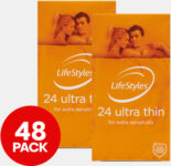 2-x-24pk-lifestyles-ultra-thin-condoms-$4.80-+-delivery-($0-with-onepass)-@-catch