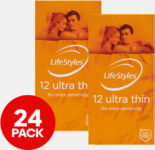 [onepass]-2x-12pk-lifestyles-ultra-thin-condoms-$2-delivered-@-catch