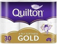 quilton-gold-4-ply-toilet-tissue-(pack-of-30)-$18-($16.20-s&s)-+-delivery-($0-with-prime/-$59-spend)-@-amazon-au