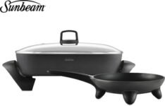 sunbeam-banquet-electric-frying-pan-&-skillet-set-$5450,-2-slice-sandwich-press-$24.50,-rh-iron-$19-+-del-($0-onepass)-@-catch