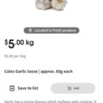 [qld]-coles-loose-garlic-$5/kg-@-coles,-greenslopes