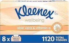 kleenex-aloe-vera-3-ply-facial-tissues-(8x-140-pack)-–-$2392-($21.53-s&s)-+-delivery-($0-with-prime/-$59-spend)-@-amazon-au