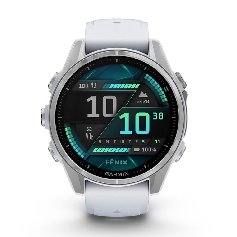 21% off | Garmin Fenix 8 43mm AMOLED Glass Watch – Whitestone