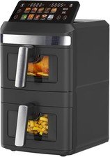 13L Dual Zone Vertical Air Fryer with Independent Heating