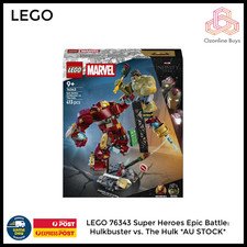 LEGO 76343 Super Heroes Epic Battle: Hulkbuster vs. The Hulk *AU STOCK*
