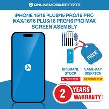 For iPhone 15 16 Pro Max Plus LCD OLED Touch Screen Replacement Digitizer Ass…