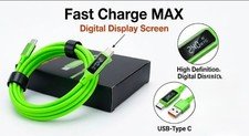 240W USB-C LED Display Fast Charging Cable Compatible with iPhone 15/16 Samsung