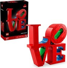 LEGO Art Love Building Set, 3D Puzzle Model Kit for Adults, Replica Modern Art S
