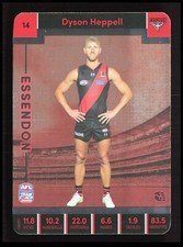 AFL 2023 Teamcoach Silver Essenndon Dyson Heppell 14 Football Sport CB-1-2-E-7