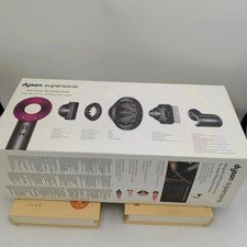 Dyson Supersonic Hair Dryer HD08 with Attachments purple-Red/Iron in Dyson Box