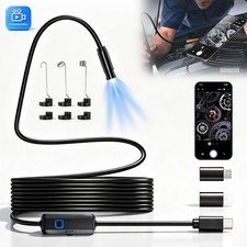 USB Endoscope Camera 1M 2M 3M IP67 Waterproof Borescope For iPhone Android Phone