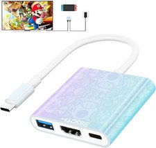 QIHEBEN for Nintendo Switch Dock – Portable TV Dock for Nintendo Switch/Oled &am