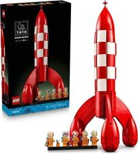 LEGO Ideas Tintin® Moon Rocket 21367 Building Kit for Adults – Collectable Set