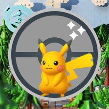 β¨NEW Shiny Pikachu (Copenhagen LEGO Stamp Rally BG) (#0025) – PokΓ©mon GOβ¨