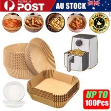 50/100 Pcs Air Fryer Paper Liner Non-Stick Pan Parchment Baking NGT