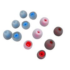 Ivinxy 12pcs Layer Silicone In-Ear Earphone Covers Cap Replacement Earbud Bud Ti