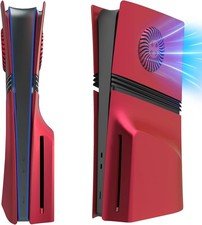 Faceplate for PS5 Pro with Cooling Vent, Replacement Shell Skin Cover for PS5 Pr