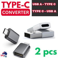 USB Type C to USB A Adapter OTG Converter for Phone Laptop PC MacBook 2 Pack usb