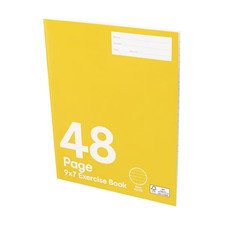 9″ x 7″ Exercise Book 48 Pages Ruled School Homework Notebook Stationery Journal
