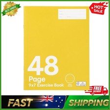 9″x7″ Ruled Exercise Book 48 Pages School & Office Writing Notebook AU