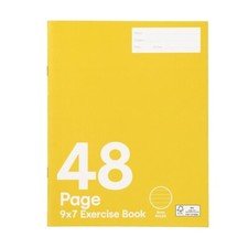 9in. X 7in. Exercise Book – 48 Pages Notebook Ruled School Lined Office Note