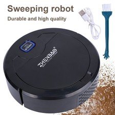 Smart Sweeping Robot Vacuum Cleaner Automatic Floor Mop USB Rechargeable Sweeper