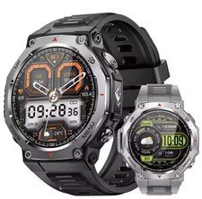 DaFit 1.43″ AMOLED Smart Watch Bluetooth 5ATM Heart Rate Fitness Tracker