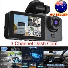 Wired Dashcam Front and Rear Camera System,Rechargeable 360 1080P Dash Cam 2026