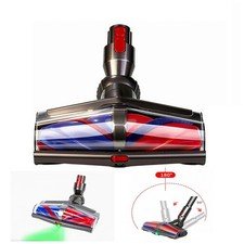 Anti‑Tangle Motorized Brush For Dyson V7 V8 V10 V11 V15 Green Light Roller Head