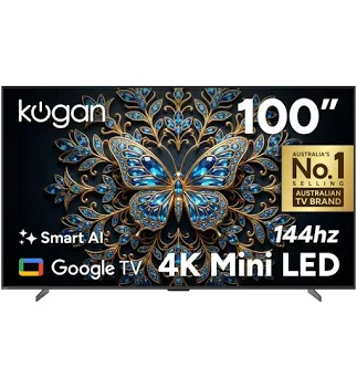 Kogan Mini-LED QLED 4K 144Hz Smart AI Google TV
