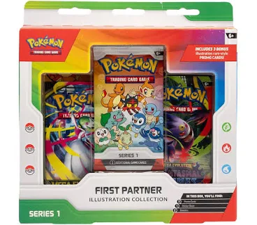 Pokemon First Partner Illustration Collection Series 1