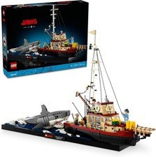 LEGO® Ideas Jaws Set 21350 Shark Treat for Classic-Film-Lovers, Diorama Kit for